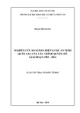 Nghiên cứu so sánh chiến lược an ninh quốc gia của các chính quyền Mỹ giai đoạn 1993 – 2012