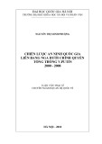 Luận văn Thạc sĩ Quan hệ quốc tế: Chiến lược an ninh quốc gia Liên Bang Nga dưới chính quyền Tổng Thống V.Putin 2000 – 2008