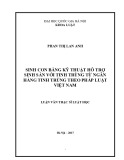 Luận văn Thạc sĩ Luật học: Sinh con bằng kỹ thuật hỗ trợ sinh sản với tinh trùng từ ngân hàng tinh trùng theo pháp luật Việt Nam