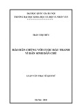 Luận văn Thạc sĩ Lịch sử: Báo dân chúng với cuộc đấu tranh vì dân sinh dân chủ