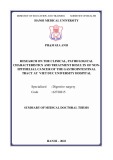 Summary of Medical doctoral thesis: Research on the clinical, pathological characteristics and treatment results of nonepithelial cancer of the gastrointestinal tract at Viet Duc university hospital