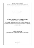 Luận văn Thạc sĩ Quản lý khoa học công nghệ: Áp dụng mô hình quản lý theo ISO 9001 để chuấn hóa quy trình khai thác thương mại hàng không dân dụng (nghiên cứu trường hợp hãng hàng không Cambodia Angkor Air)