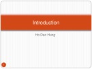 Lecture Java Programming Language: Introduction - Ho Dac Hung