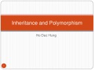 Lecture Java programming language: Inheritance and Polymorphism - Ho Dac Hung