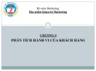 Bài giảng Quản trị marketing - Chương 5: Phân tích hành vi của khách hàng (Đại học Kinh tế Quốc dân)