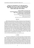 Khảo sát ảnh hưởng của nồng độ muối đến hiệu suất xử lý COD của mô hình UASB đối với nước thải sản xuất nước tương trong điều kiện thí nghiệm