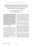 Phương pháp tham số cho bài toán ước lượng thời gian trễ thay đổi theo thời gian giữa hai tín hiệu điện cơ