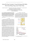 Aanten dò sóng Terahertz trong hệ quang phổ miền thời gian dùng xung laser femto giây