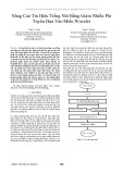 Nâng cao tín hiệu tiếng nói bằng giảm nhiễu phi tuyến dựa vào miền Wavelet