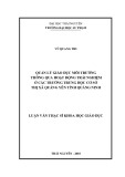 Luận văn Thạc sĩ Khoa học giáo dục: Quản lý giáo dục môi trường thông qua hoạt động trải nghiệm ở các trường trung học cơ sở thị xã Quảng Yên tỉnh Quảng Ninh