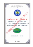 Khóa luận tốt nghiệp: Đánh giá mức độ hài lòng của người lao động làm việc tại Công ty cổ phần sợi Phú Nam