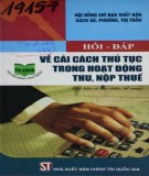 Pháp luật về cải cách thủ tục trong hoạt động thu, nộp thuế: Phần 1