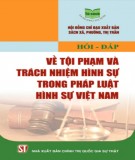 Kiến thức về tội phạm và trách nhiệm hình sự trong pháp luật hình sự Việt Nam: Phần 2