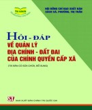 Pháp luật về quản lý địa chính - đất đai của chính quyền cấp xã: Phần 2