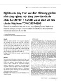 Nghiên cứu quy trình xác định tải trọng gió lên nhà công nghiệp một tầng theo tiêu chuẩn châu Âu EN 1991-1-4:2005 và so sánh với tiêu chuẩn Việt Nam TCVN 2737-1995