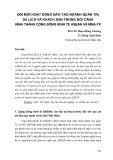 Đổi mới hoạt động đào tạo ngành quản trị du lịch và khách sạn trong bối cảnh hình thành Cộng đồng Kinh tế ASEAN và MRA-TP