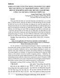 Khảo sát khả năng ứng dụng VNGeoNet xác định độ cao chuẩn các trạm khí tượng - thủy văn ở một số tỉnh đồng bằng Bắc Bộ Việt Nam hỗ trợ công tác dự báo, cảnh báo thiên tai