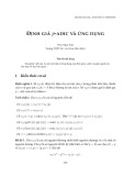 Định giá p-adic và ứng dụng