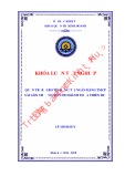 Khóa luận tốt nghiệp: Quản trị rủi ro tín dụng tại Ngân hàng TMCP Sài Gòn Thương Tín chi nhánh Thừa Thiên Huế