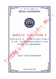 Khóa luận tốt nghiệp: Nâng cao chất lượng cho vay tín dụng khối tiểu thương tại Ngân hàng TMCP Việt Nam Thịnh Vượng - Chi nhánh Huế