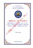 Khóa luận tốt nghiệp: Phân tích các yếu tố ảnh hưởng tới sự cân bằng giữa công việc và gia đình của nhân viên Công ty cổ phần Hương Hoàng – Quảng Trị