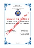 Khóa luận tốt nghiệp: Hoàn thiện hệ thống kênh phân phối thịt bò vàng nội địa tại Thừa Thiên Huế