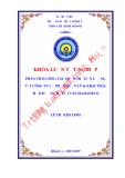 Khóa luận tốt nghiệp: Phân tích công tác quản trị tiền lương tại Công ty cổ phần Quản lý & Khai thác hầm đường bộ Hải Vân Hamadeco