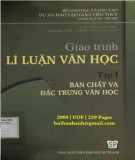 Giáo trình Lý luận văn học (Tập 1): Phần 2