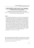 Đa dạng di truyền loài giổi ăn hạt (Michelia tonkinensis) tại khu rừng thực nghiệm, trường Đại học Lâm nghiệp dựa trên chỉ thị phân tử RAPD