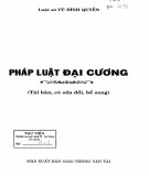 Kiến thức đại cương về pháp luật (Tái bản): Phần 1