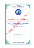 Khóa luận tốt nghiệp: Các nhân tố ảnh hưởng đến quyết định sử dụng dịch vụ lữ hành của khách hàng cá nhân tại Công ty TNHH Du lịch Kết Nối Huế