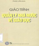 Giáo trình Quản lý nhà nước về giáo dục: Phần  2