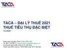 Bài giảng Thuế tiêu thụ đặc biệt - Nguyễn Thanh Tuấn