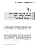 Đánh giá kinh tế Việt Nam năm 2018 bằng chỉ số trực quan EPI: Phân tích động lực hiệu quả kinh tế theo quan điểm lịch sử