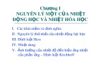 Bài giảng Hóa lý 1 - Chương 1: Nguyên lý một của nhiệt động học và nhiệt hóa học