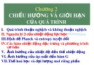 Bài giảng Hóa lý 1 - Chương 2: Chiều hướng và giới hạn của quá trình