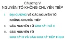 Bài giảng Hóa vô cơ - Chương 5: Nguyên tố không chuyển tiếp