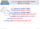 Bài giảng Vật lý 1 - Chương 1.3: Các định luật bảo toàn trong cơ học