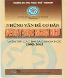 Tuyển tập các bài báo khoa học về vấn đề dạy và học ngoại ngữ: Phần 1