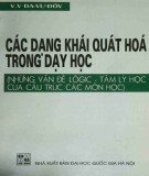 Nghiên cứu khái quát hóa trong dạy học: Phần 1