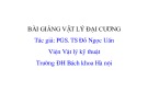 Bài giảng Vật lý đại cương 3 - Chương 4: Nhiễu xạ ánh sáng