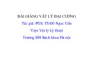 Bài giảng Vật lý đại cương 3 - Chương 8: Bán dẫn và máy phát lượng tử