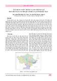 Ứng dụng viễn thám và GIS thành lập bản đồ nguy cơ trượt lở đất tại tỉnh Bắc Kạn