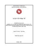 Luận văn Thạc sĩ Tài chính Ngân hàng: Nghiên cứu các nhân tố ảnh hưởng đến nợ xấu của khách hàng doanh nghiệp tại Ngân hàng thương mại cổ phần Đại Chúng Việt Nam