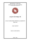 Luận văn Thạc sĩ Luật Kinh tế: Án lệ và mối liên hệ với pháp luật kinh tế ở Việt Nam