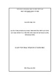 Luận văn Thạc sĩ Quản lý giáo dục: Quản lý hoạt động dạy học theo hướng tiếp cận năng lực học sinh ở các trường tiểu học huyện Đắk Glong, tỉnh Đắk Nông