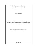 Luận văn Thạc sĩ Quản lý giáo dục: Quản lý xây dựng trường mần non đạt chuẩn quốc gia huyện Đắk Glong, tỉnh Đắk Nông