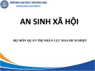 Bài giảng An sinh xã hội - Chương 0: Mở đầu