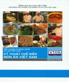 Kỹ thuật chế biến món ăn Việt Nam: Tiêu chuẩn kỹ năng nghề du lịch Việt Nam (Trình độ cơ bản) - Phần 2