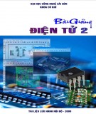 Bài giảng Điện tử 2: Phần 2 - Trường ĐH Công nghệ Sài Gòn